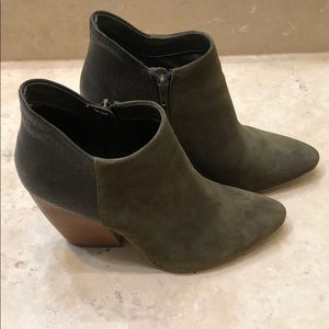 Olive green Crown Vintage Booties